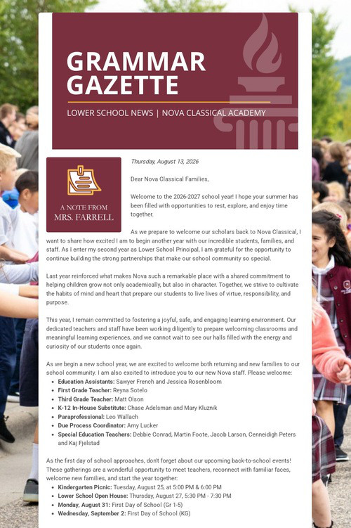 GRAMMAR GAZETTE