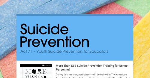 Suicide Prevention