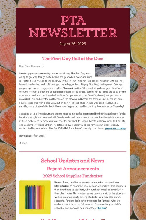 PTA Newsletter