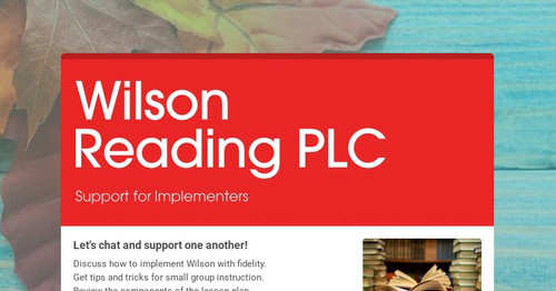 Wilson Reading PLC