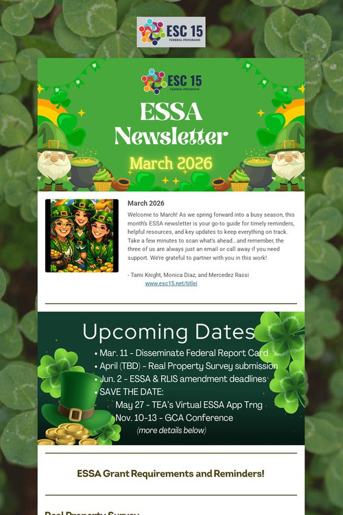 ESSA Newsletter