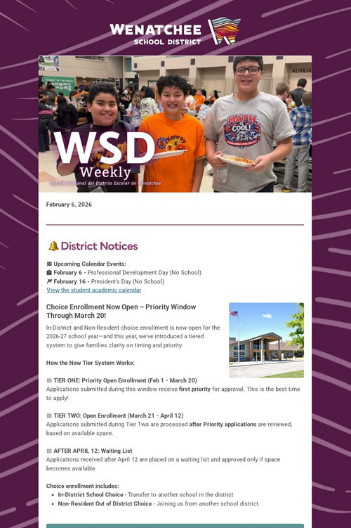WSD Weekly