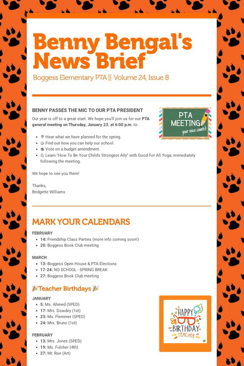 Benny Bengal's News Brief