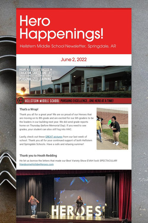 Hero Happenings!