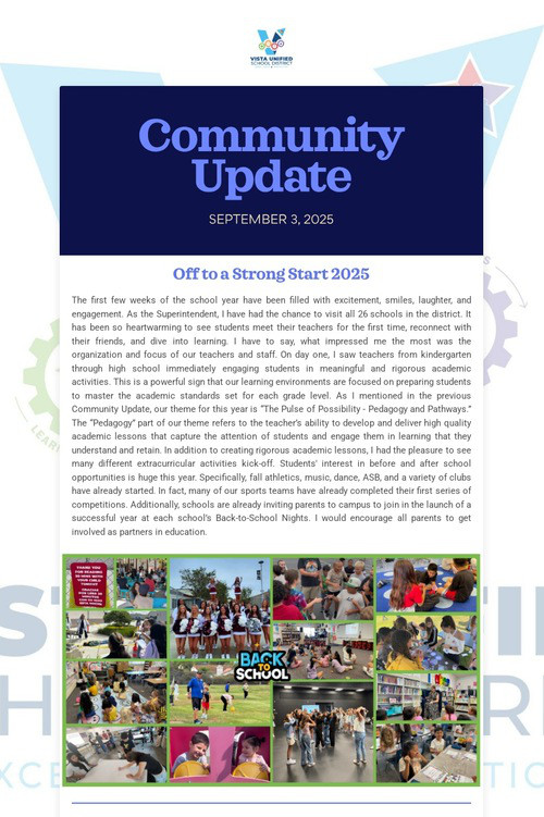 Community Update