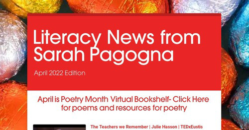 Literacy News from Sarah Pagogna