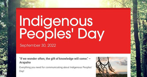 Indigenous Peoples' Day
