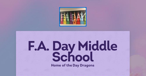 F.A. Day Middle School | Smore Newsletters