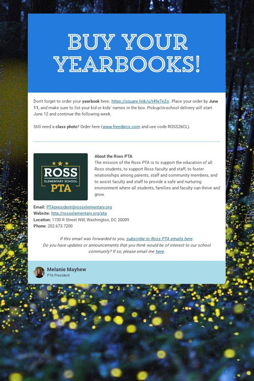 Buy Your Yearbooks!