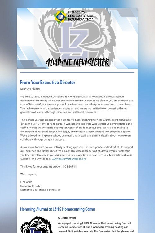 Alumni Newsletter
