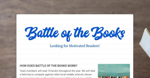 Battle of the Books