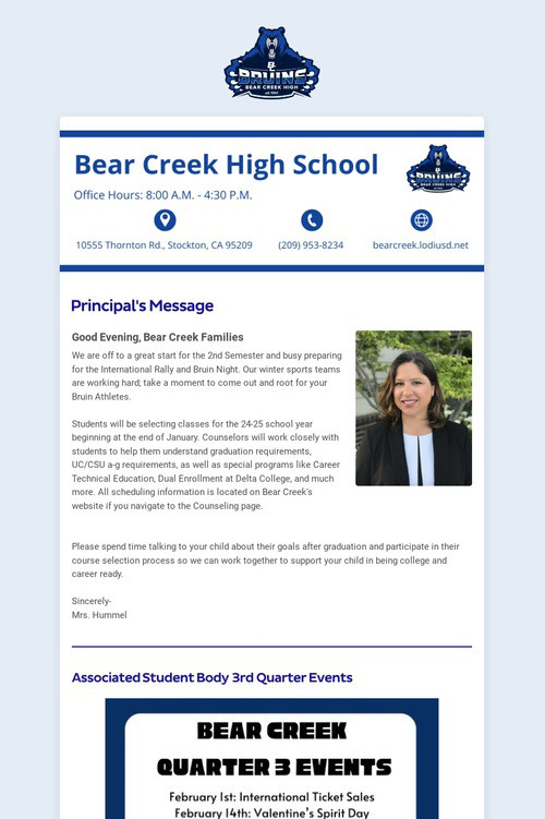 01/21/2024 BCHS Weekly Newsletter