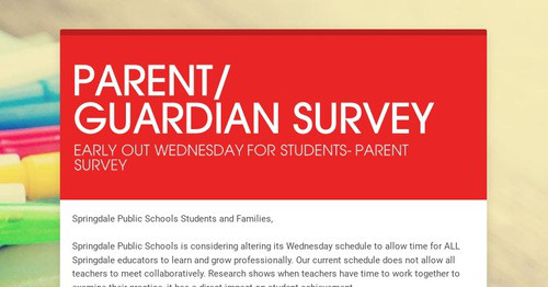 PARENT/ GUARDIAN SURVEY