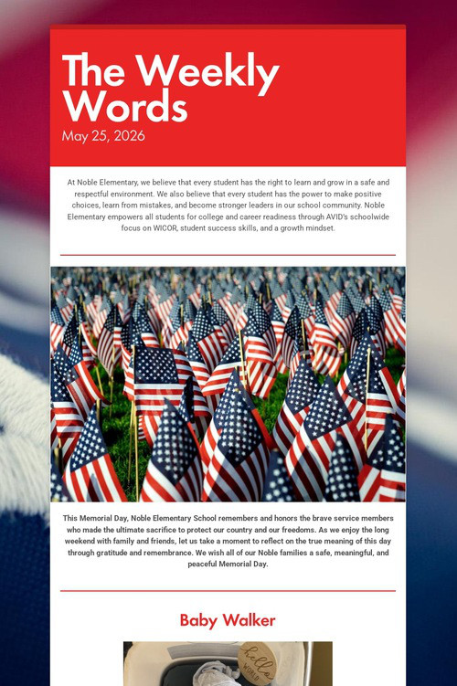 The Weekly Words