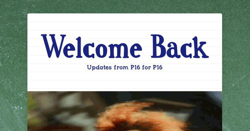 Welcome Back