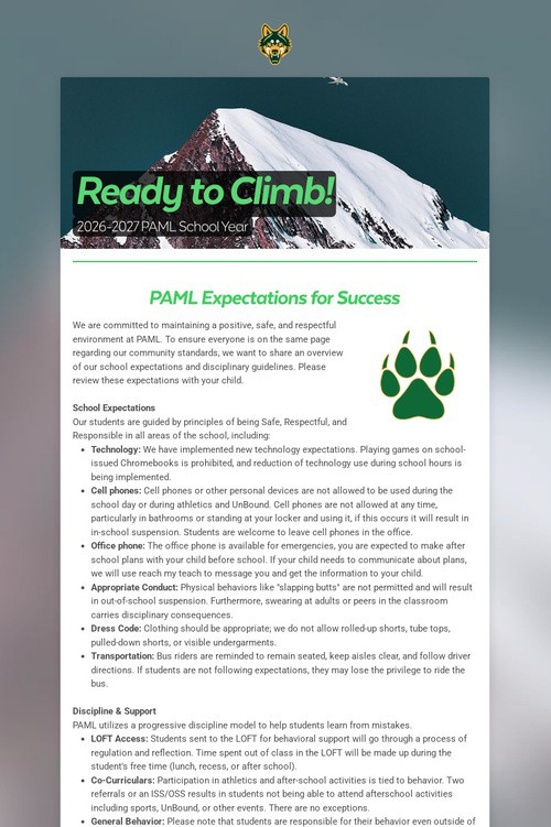 Ready to Climb!