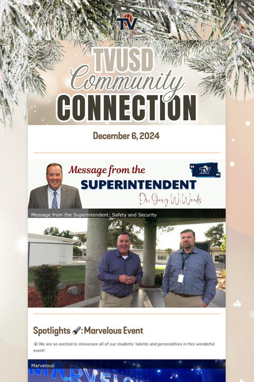 TVUSD COMMUNITY CONNECTION