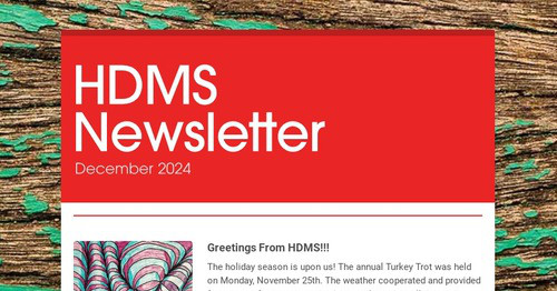 HDMS Newsletter