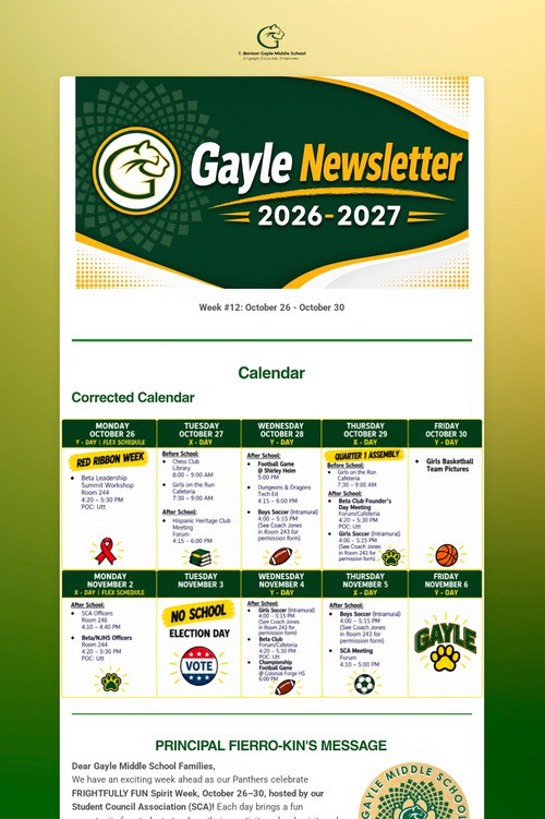 Gayle Newsletter