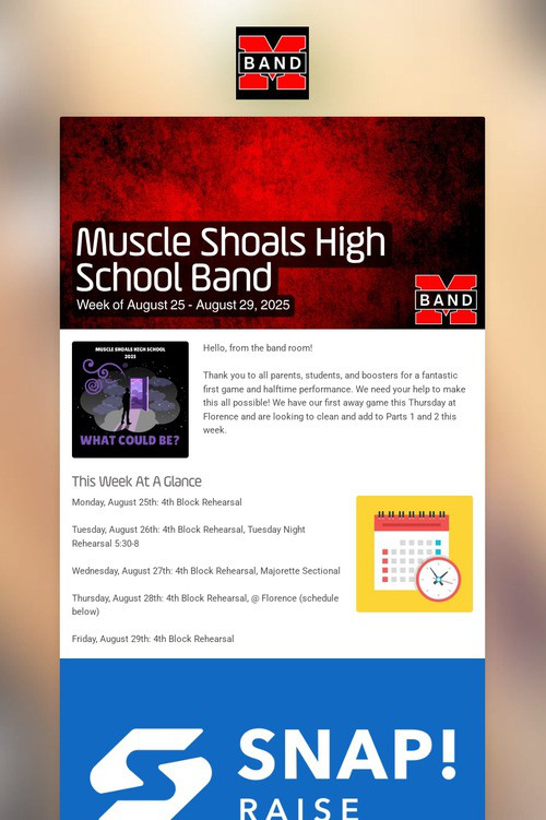 Muscle Shoals High School Band