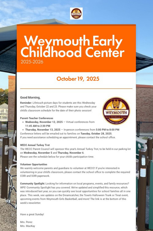 Weymouth Early Childhood Center