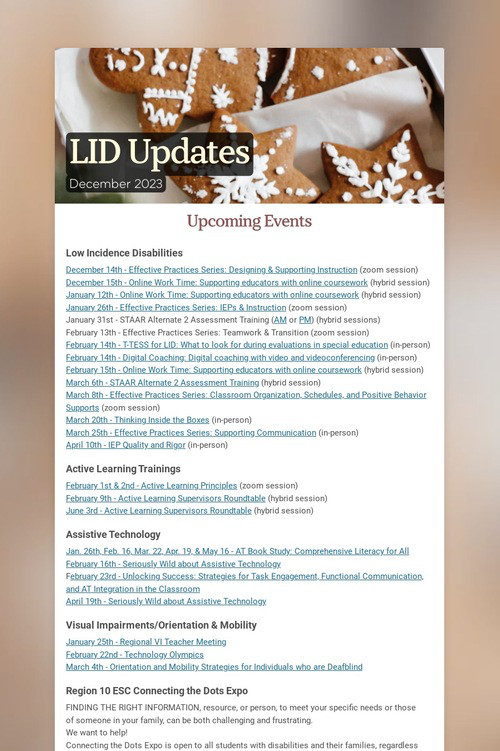 LID Updates