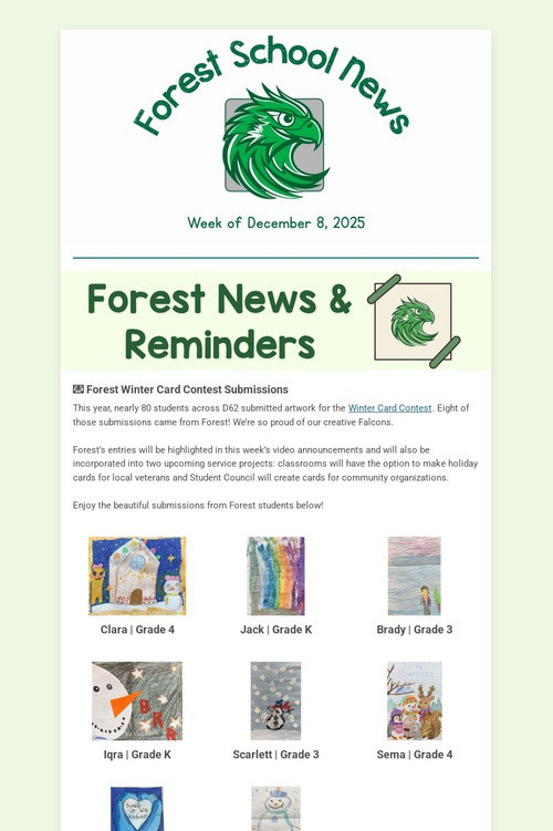 Forest School News (12.7.25)