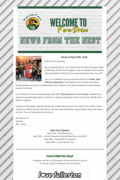 News From The Nest