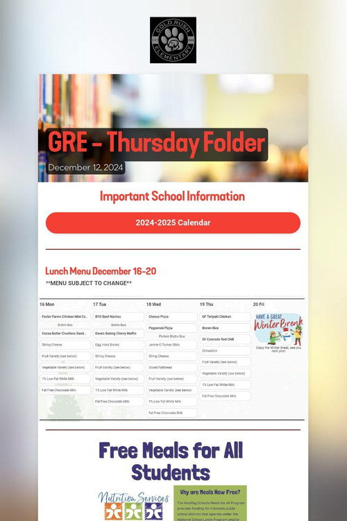 GRE - Thursday Folder