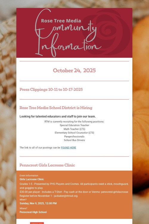Rose Tree Media School District