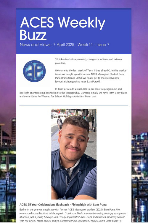 ACES Weekly Buzz
