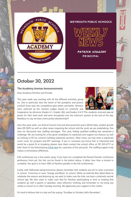Academy Avenue Elementary School