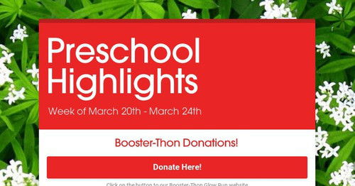 Preschool Highlights