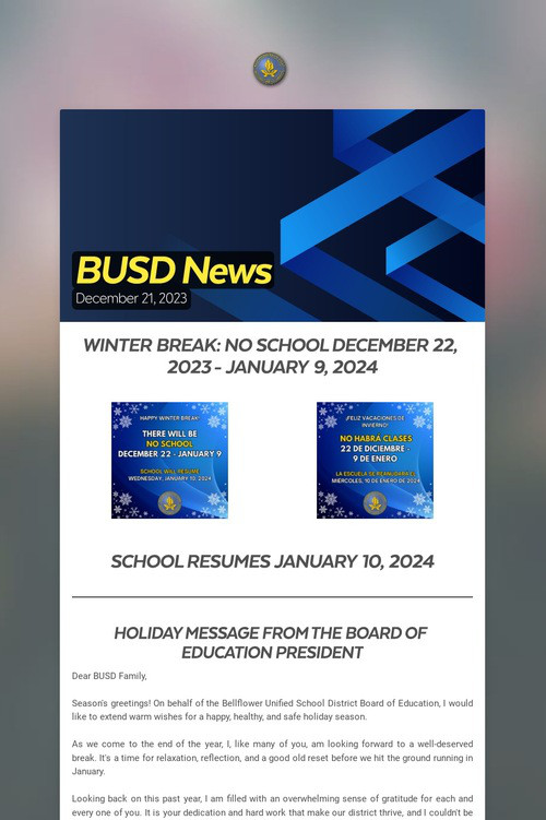 BUSD News