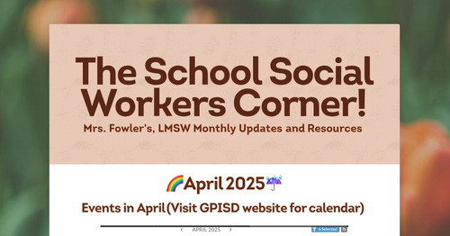 The School Social Workers Corner!