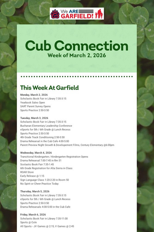Cub Connection
