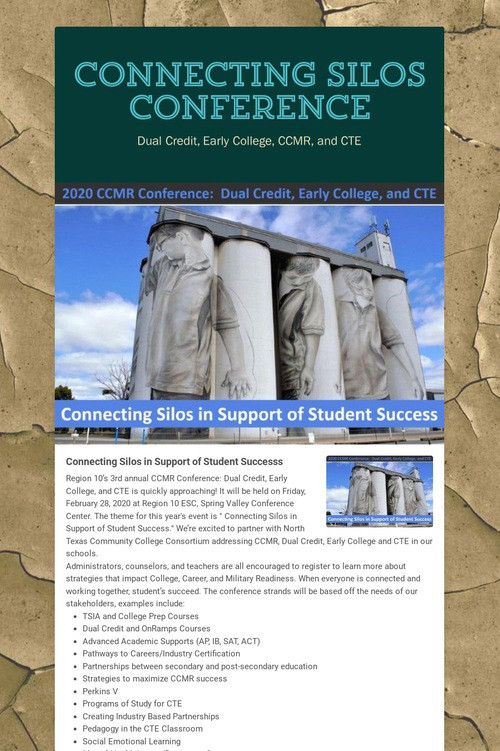 Connecting Silos Conference