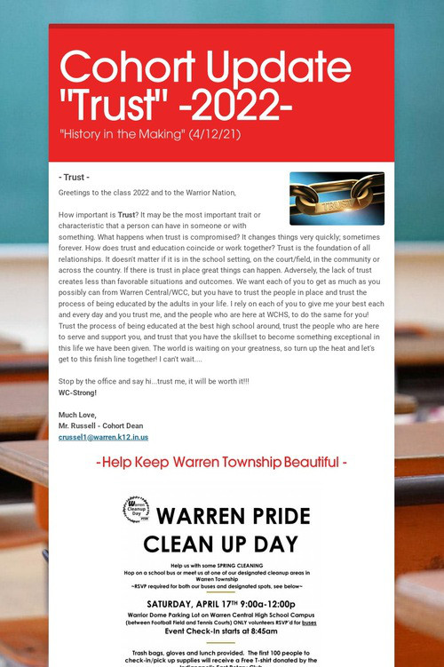 Cohort Update "Trust" -2022-