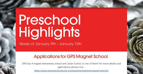 Preschool Highlights