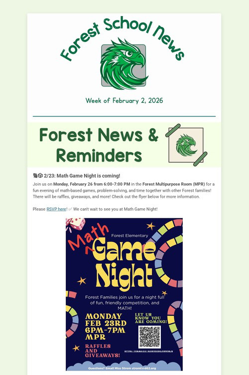 Forest School News (2.1.26)