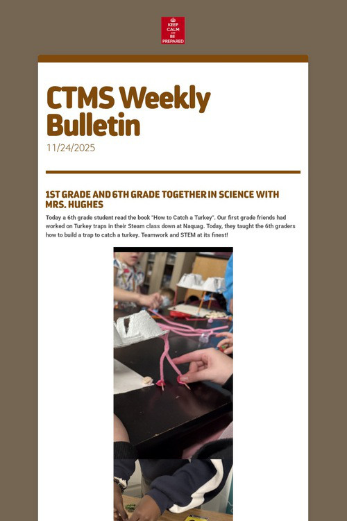 CTMS Weekly Bulletin