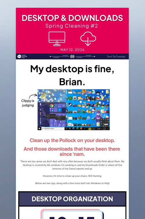 Desktop & Downloads