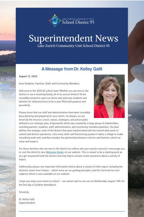 Superintendent News