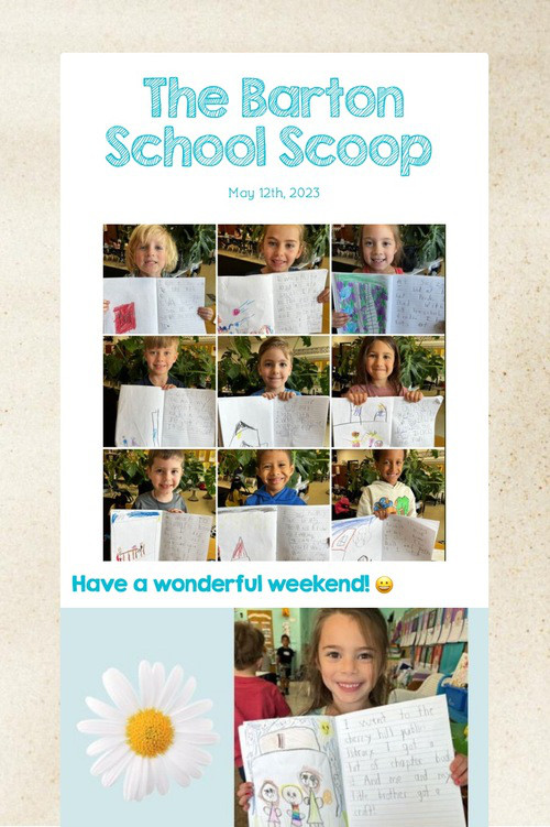 The Barton School Scoop