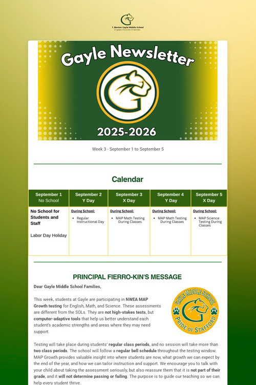 Gayle Newsletter