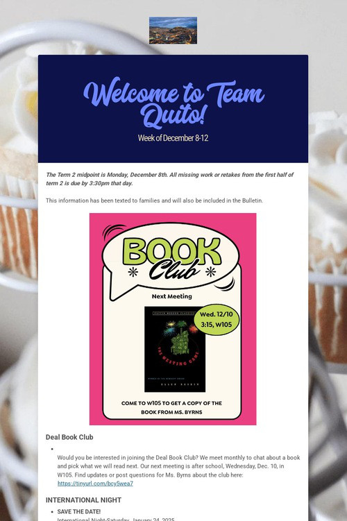 Welcome to Team Quito!