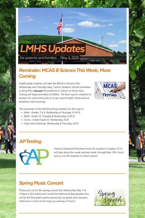LMHS Updates