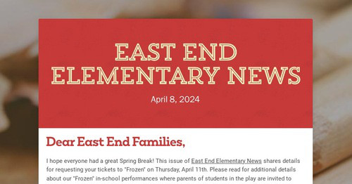 East End Elementary News