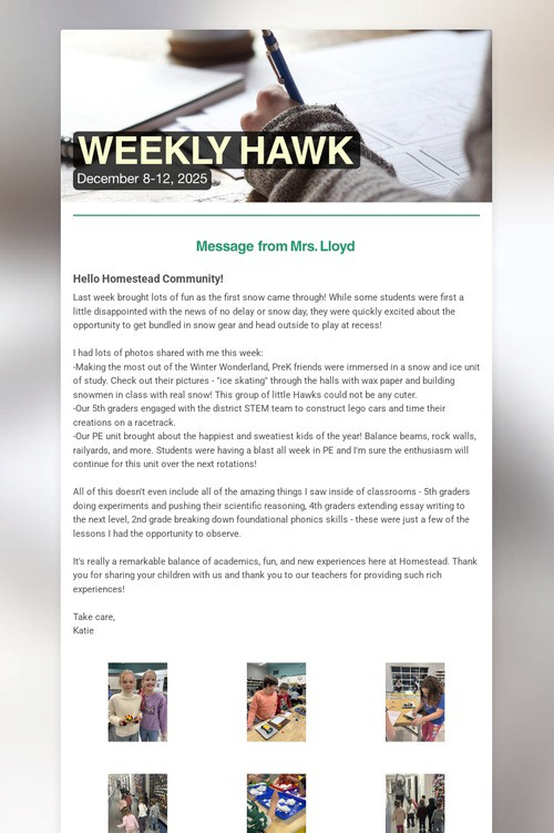 WEEKLY HAWK