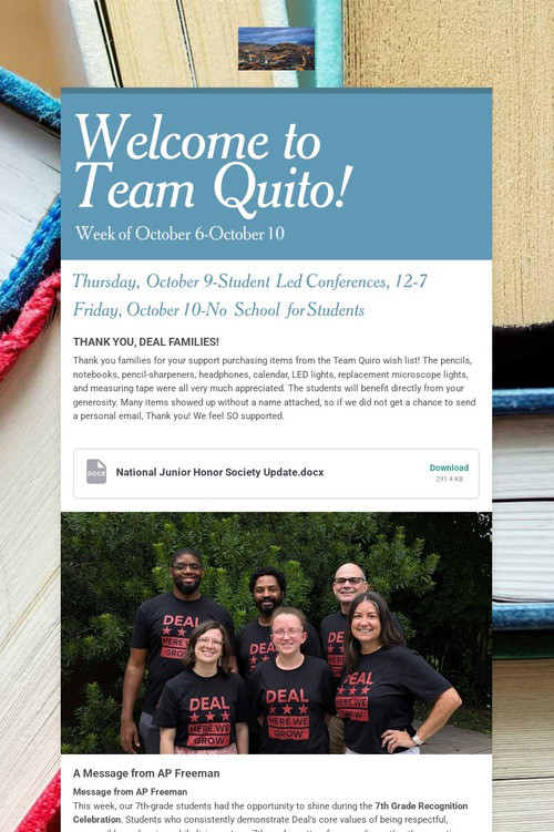 Welcome to Team Quito!